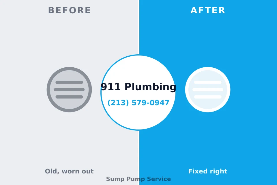 Before and after: plumbing company Lakeside City, TX